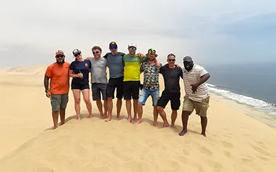 Sandwich Harbour dunes Namibia